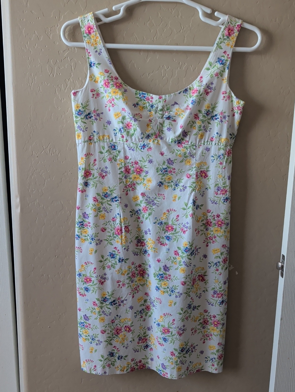 Vintage Blushe By Spiegel Women Floral Midi Dress Made in USA